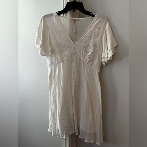 NWT Chelsea & Violet Button Down Boho Mini Dress